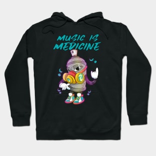 Cool Cartoon Music Graffiti Hoodie